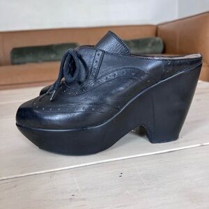 Marni Wing Tip Clogs